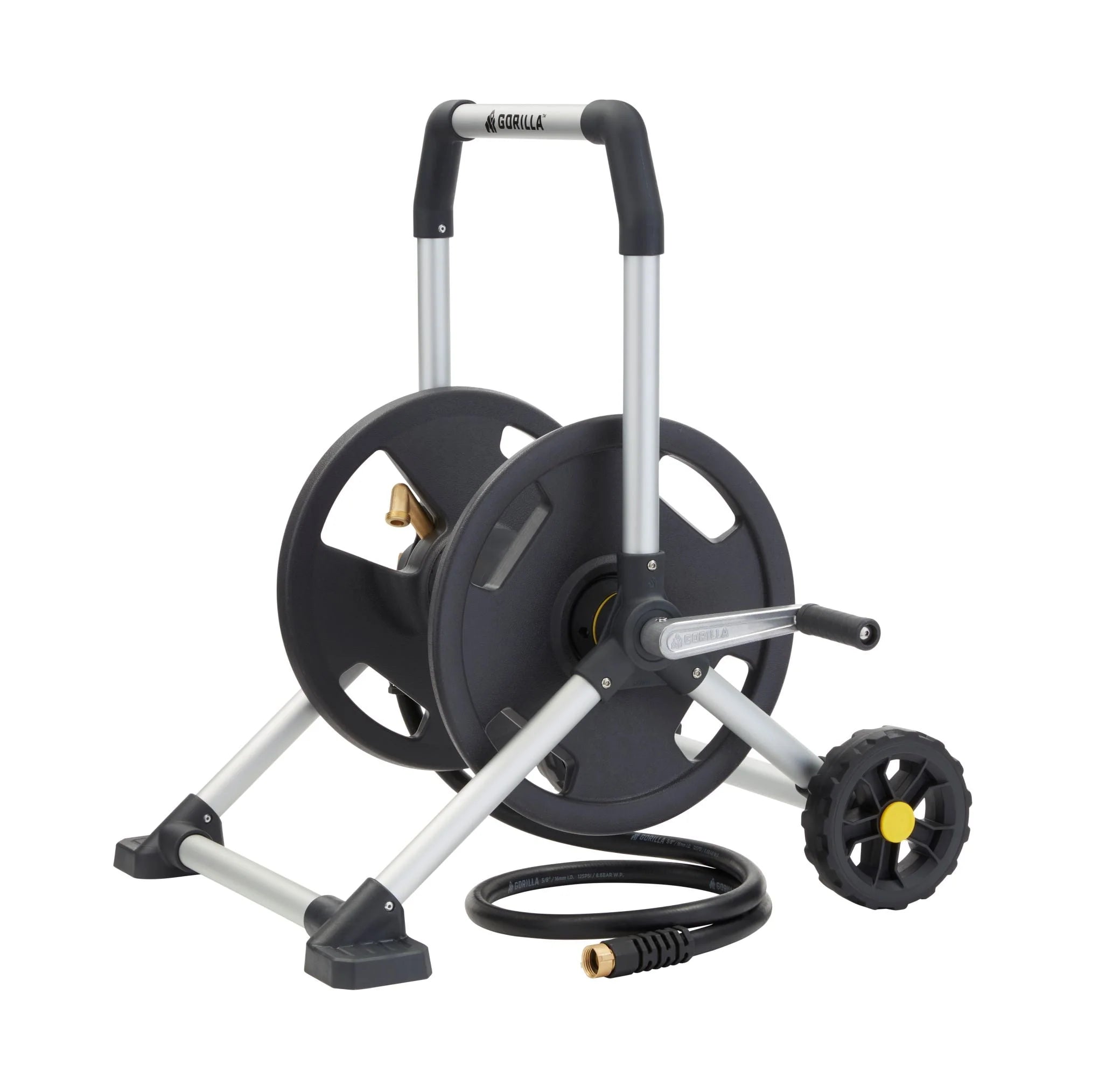 Gorilla 150 ft. Aluminum Zero-Rust Upright Hose Reel
