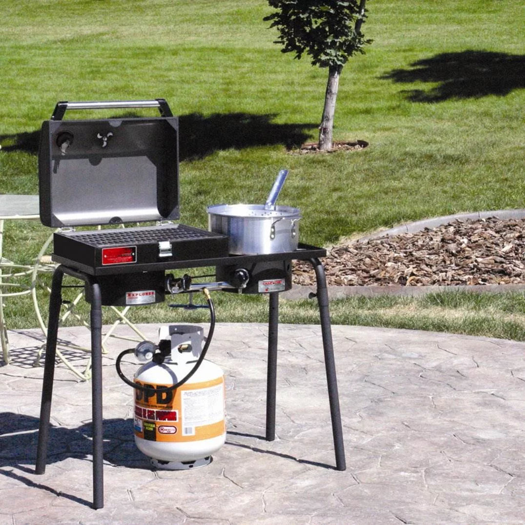 Camp Chef Explorer 30,000 BTU 2-Burner Propane Stove B8179