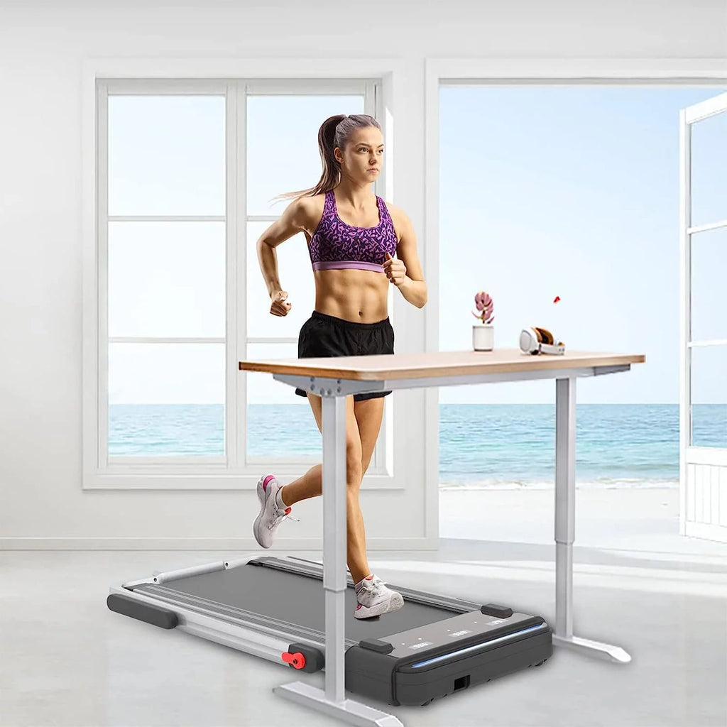 Under Desk Treadmill 2 in 1 Folding Portable Walking Electric with Remote Control S2694