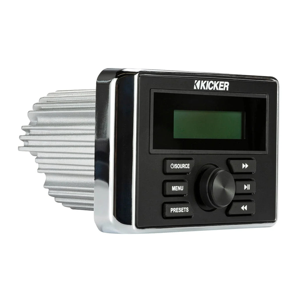 Kicker 46KMC3 Marine-Grade Stereo Receiver with Built-In Amplifier Y580