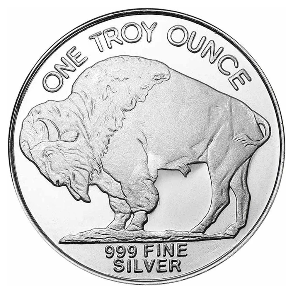 1 oz Silver Buffalo Round - Tube of 20 X1034