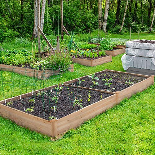 Yaheetech 8×2ft Wooden Raised Garden Bed for Flowers Vegetables Herbs Outdoor E283112