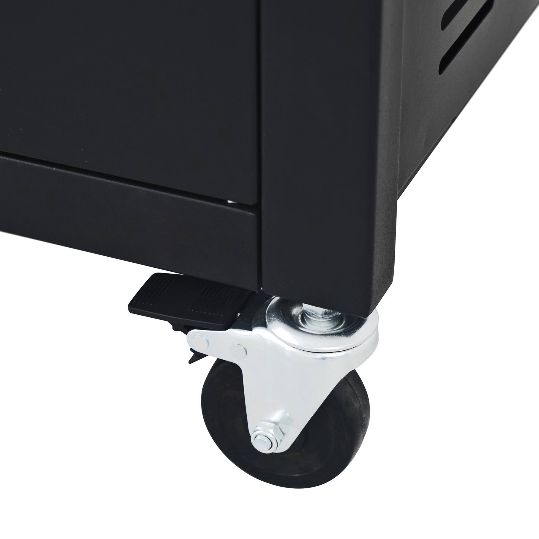 Even Embers 5-Burner Propane Gas Grill, Stainless Steel and Black L135