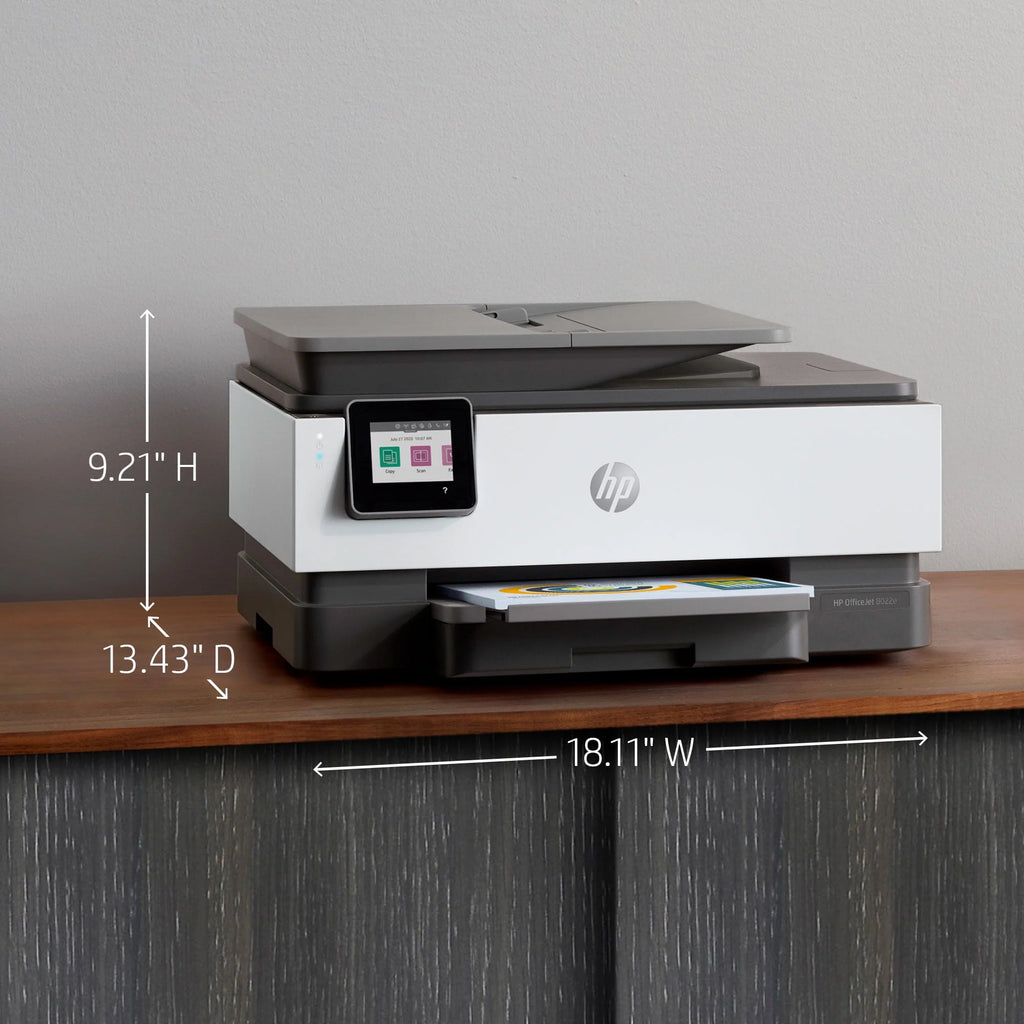 HP OfficeJet 8022e All-in-One Wireless Color Inkjet Printer F140787