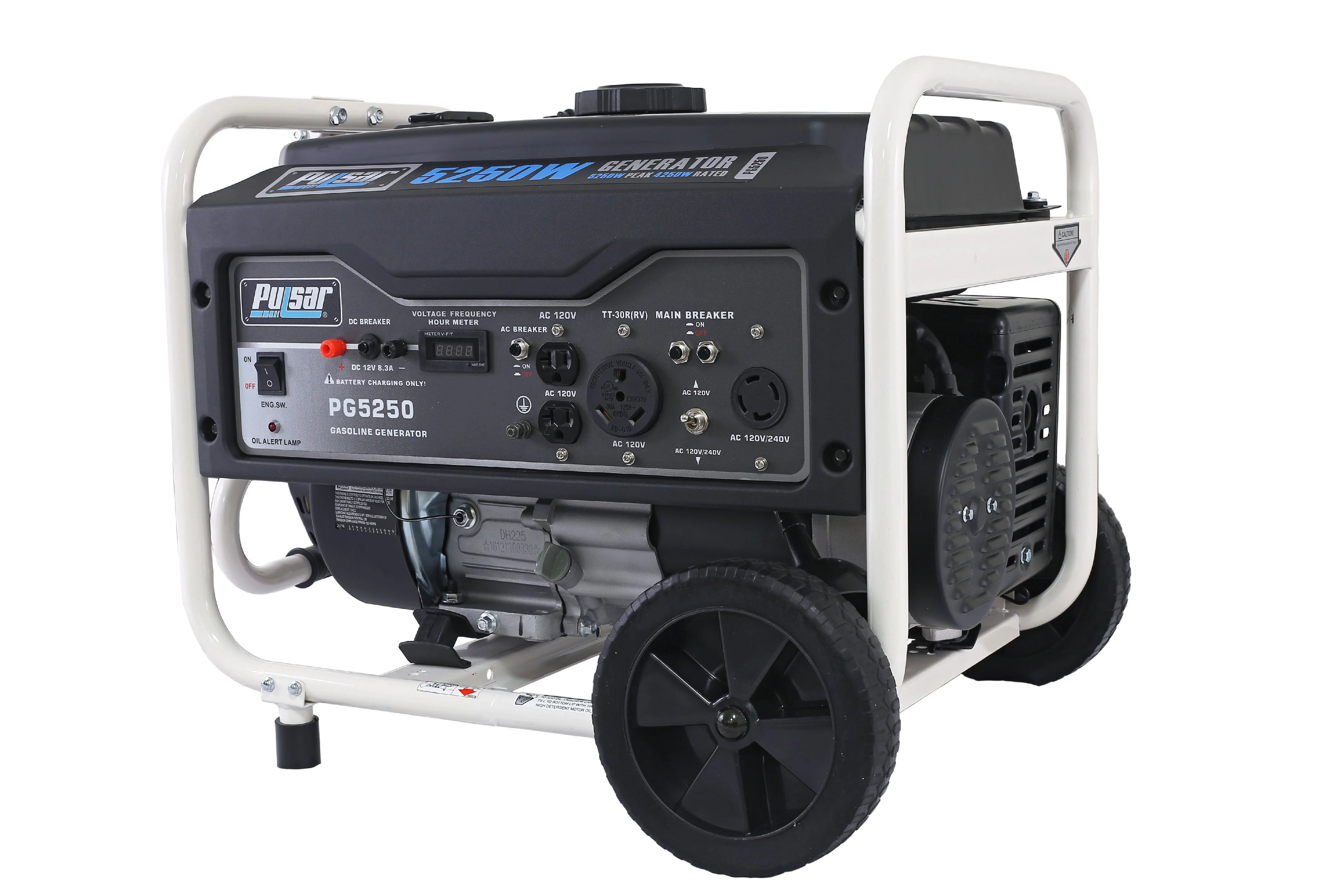 Pulsar 5,250 Peak Watt Gas-Powered Portable Generator A280966