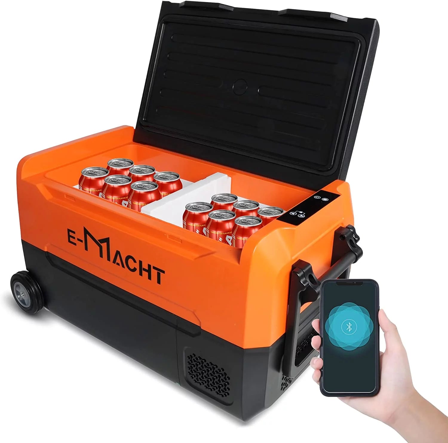 12V Portable Dual Zone Car Refrigerator 31.7QT with WiFi App Control N5786