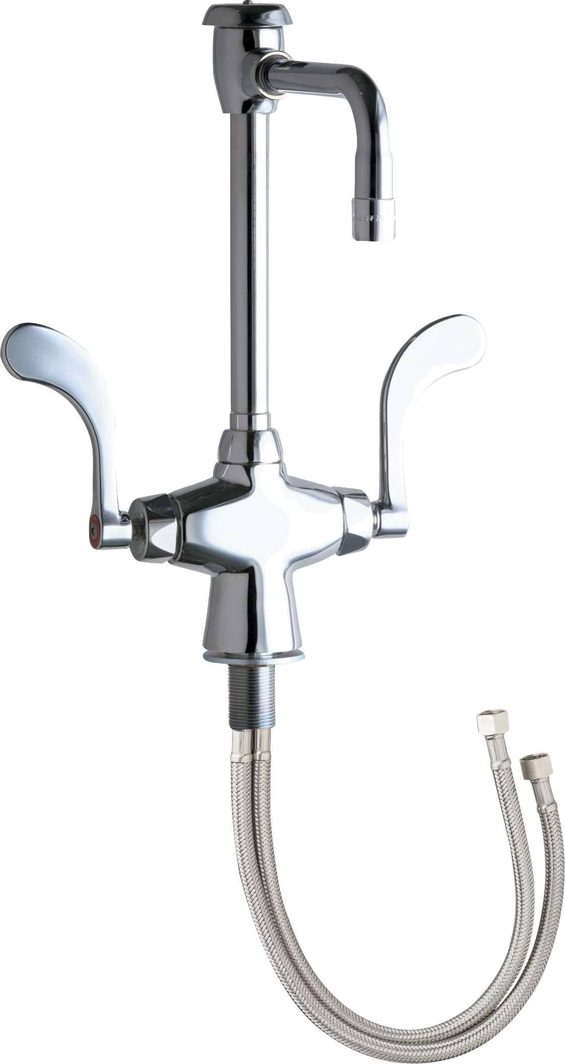 Chicago Faucets 930-K2E29-317XKCP Hot and Cold Water Mixing Faucet
