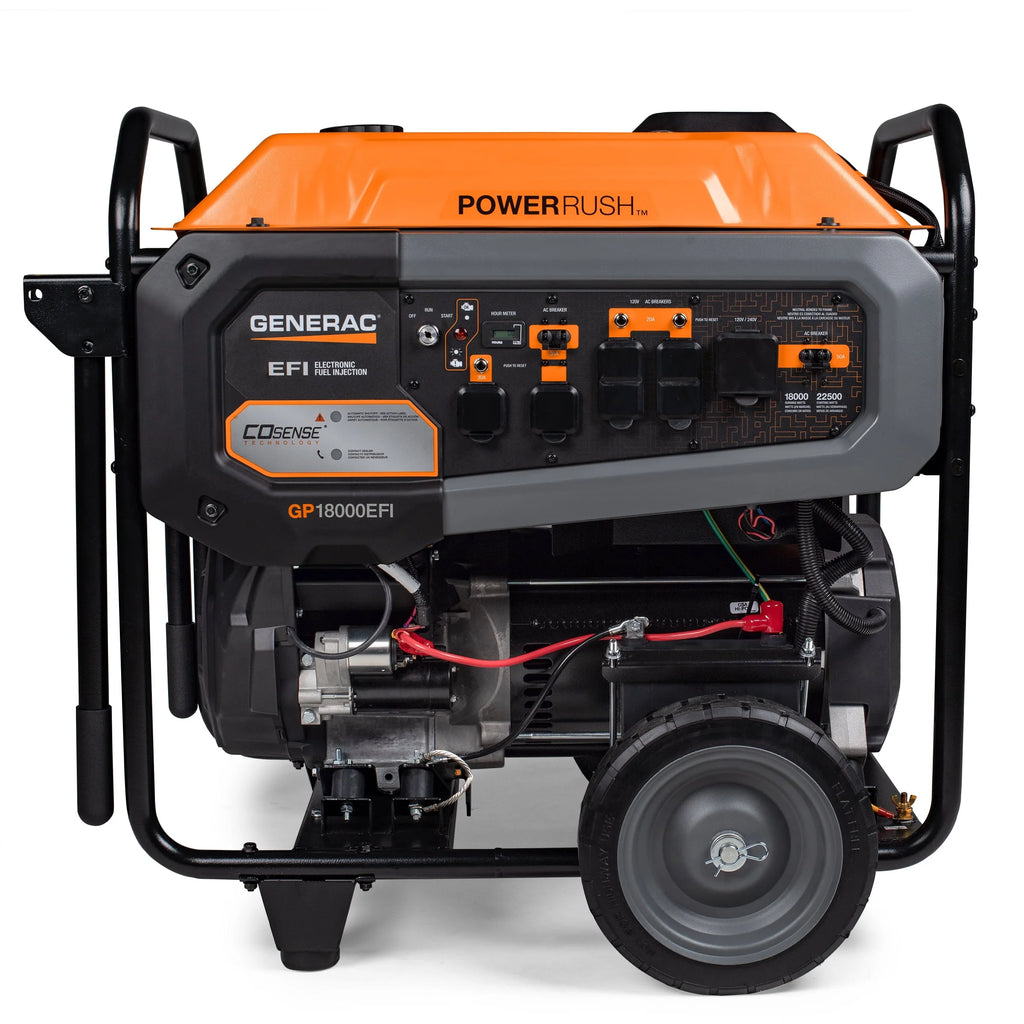 Generac GP18000E 18000 Watt Electric Start Portable Generator with COSense V906