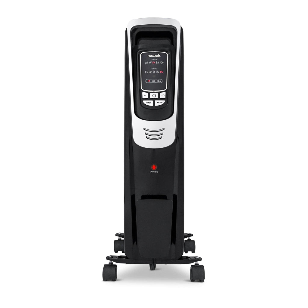 NewAir AH-450B Electric Oil-Filled Radiator Heater, Black Z5936