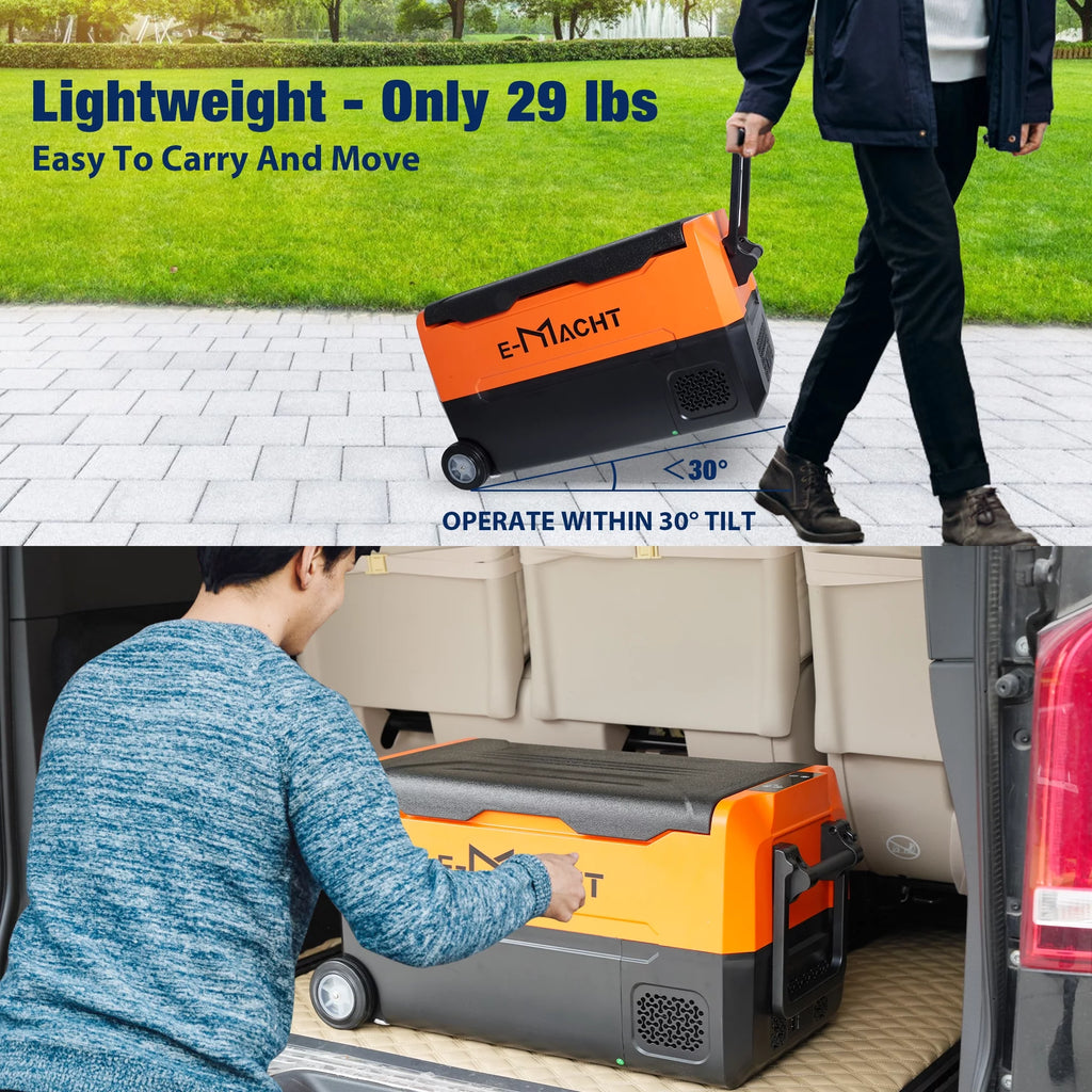 12V Portable Dual Zone Car Refrigerator 31.7QT with WiFi App Control N5786