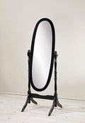 Roundhill Furniture Traditional Queen Anna Style Wood Floor Cheval Mirror L68887