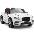 Bentley Continental Supersports Kid&s Car - Battery Powered Riding Toy w/ Parent Remote Control - White