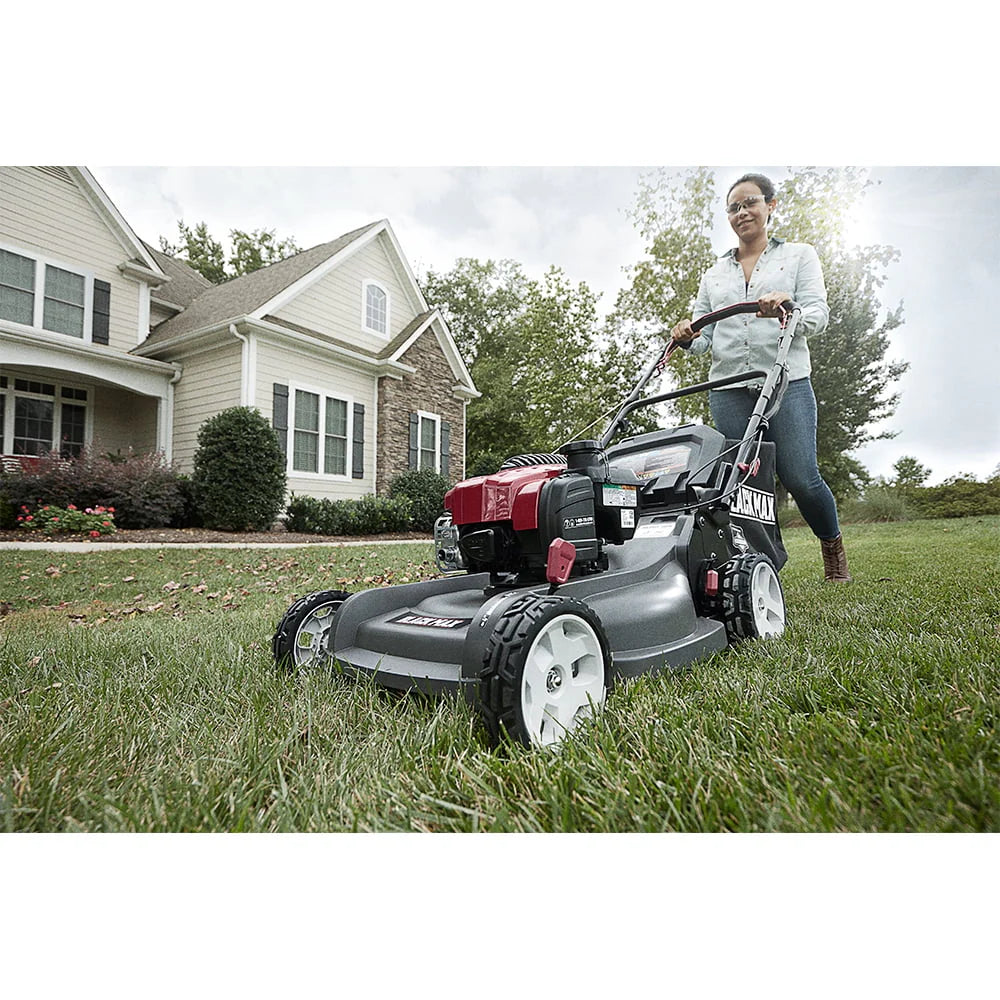 Black Max 21-Inch 150cc Self-Propelled Gas Mower with Briggs & Stratton Engine Z2039