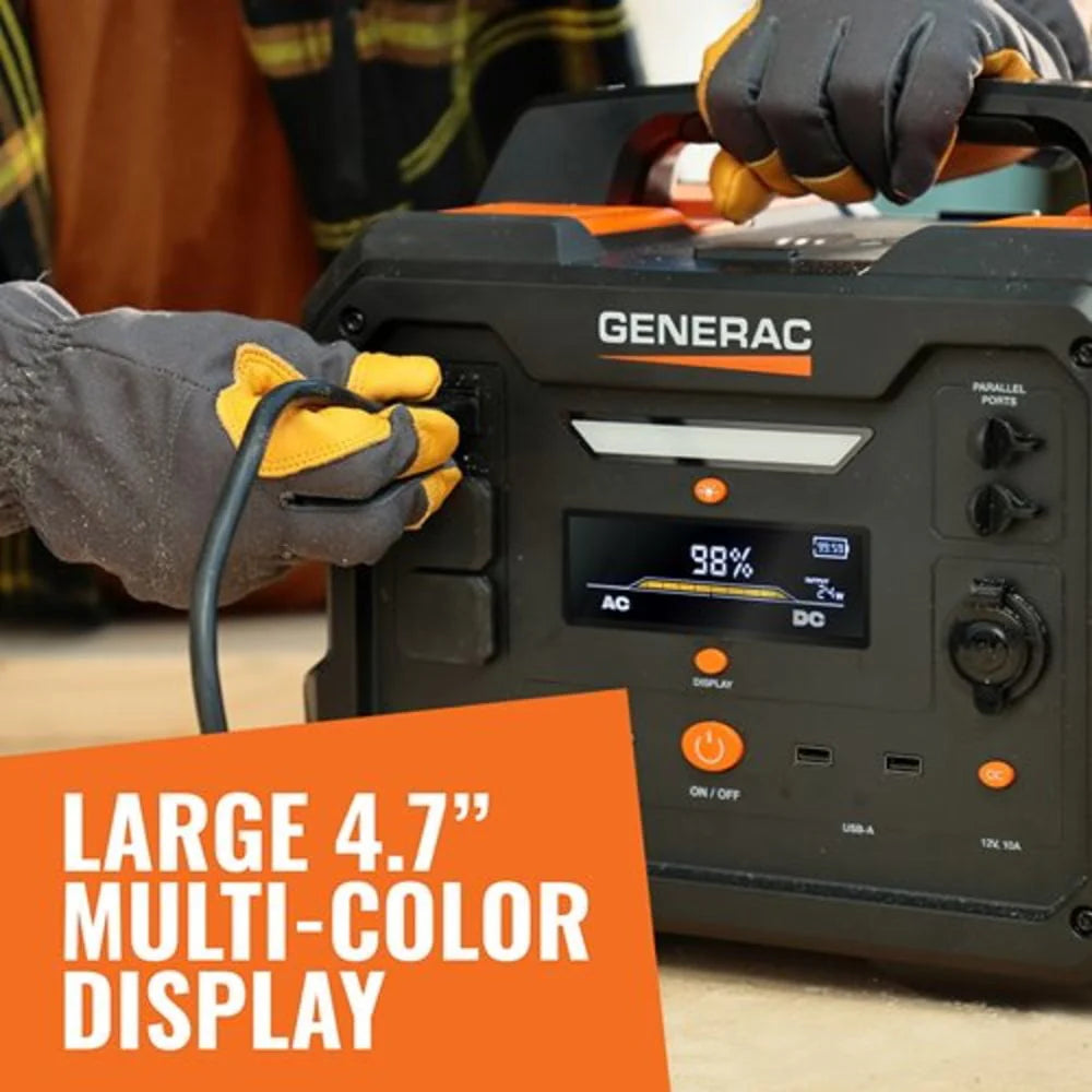 Generac 8025 Power Station 1086Wh Portable Generator D9365
