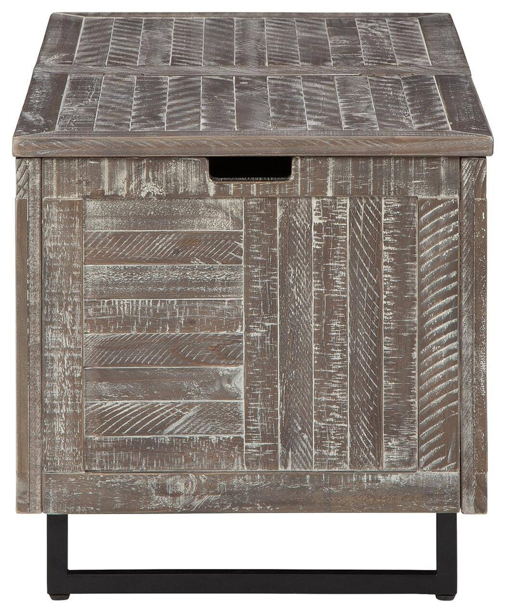 Coltport Storage Trunk Distressed Gray by Ashley Furniture W540615