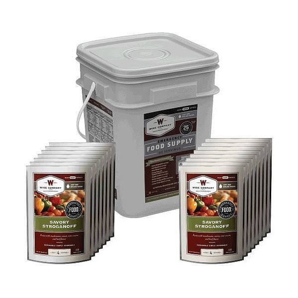 Wise Foods Emergency Freeze Dried Entree Bucket - 60 Servings