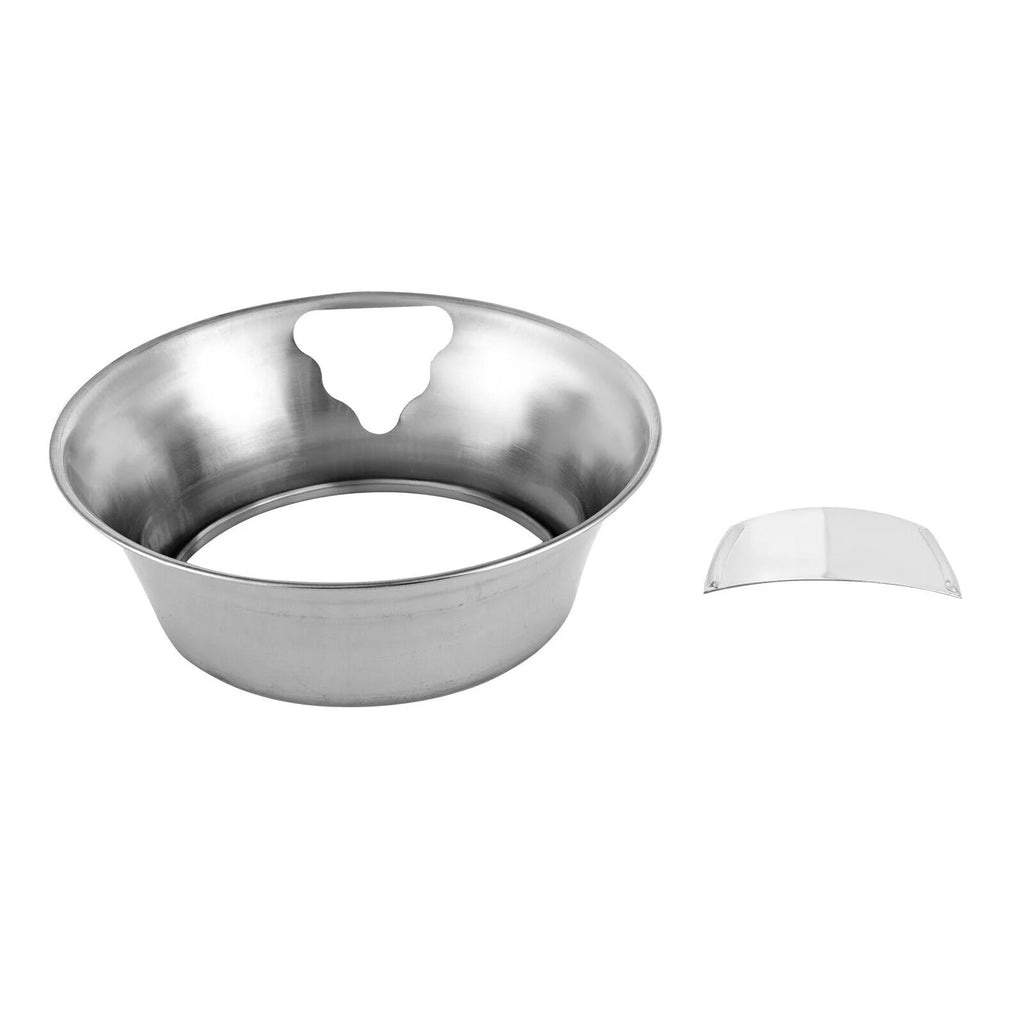 LKS-8380 Chinese Style Stainless Steel Shabu Hot Pot 1.9QT A669437