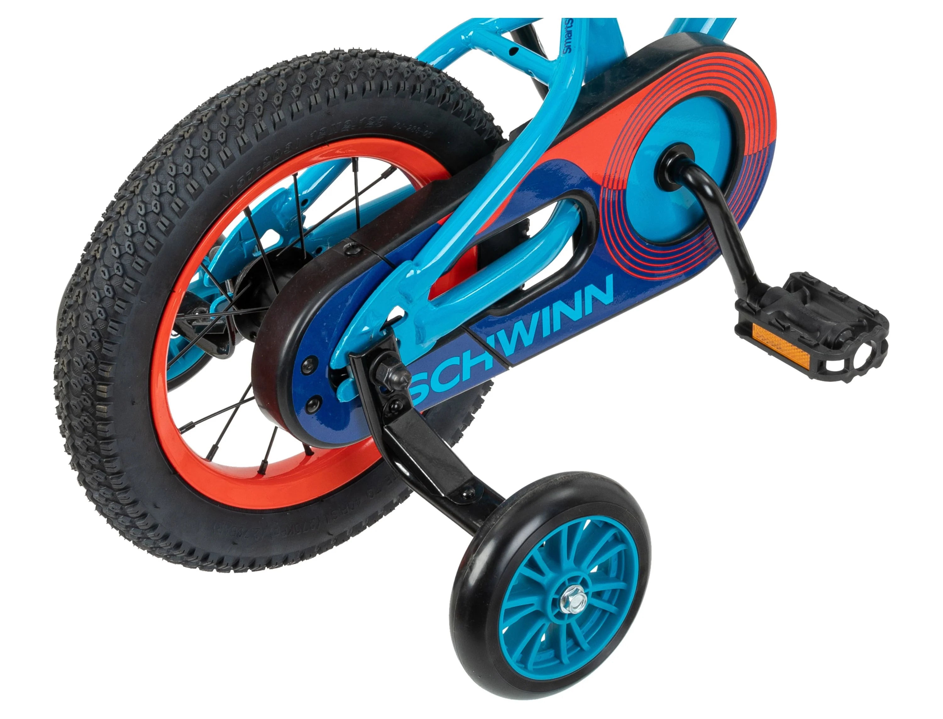 Schwinn Snap 12 inch Boys Kids Bike with Training Wheels, Blue F528147