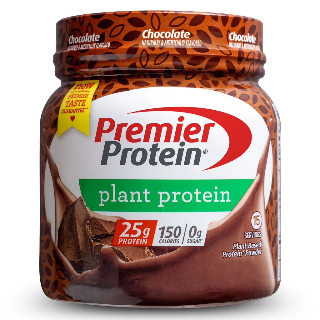 Premier Protein Powder Plant Protein, Vanilla, 25g Plant-Based Protein, 0g Sugar, 15 Servings