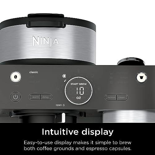 Ninja Espresso & Coffee Maker & Barista System, Black, CFN601 O20366