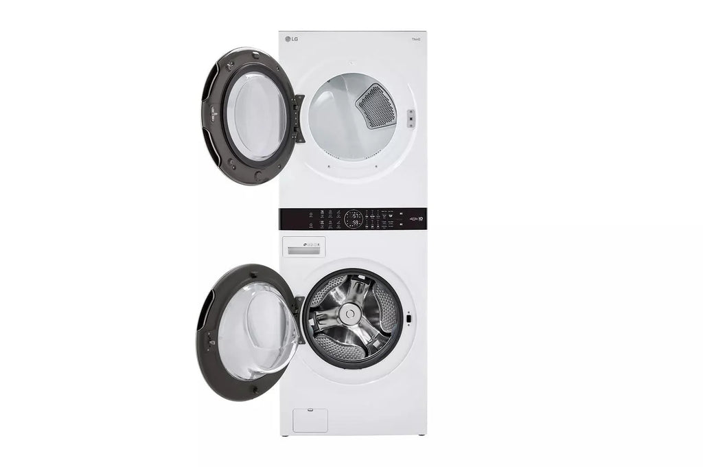 LG WKE100HWA Combination Washer Electric Dryer Gray Y3361