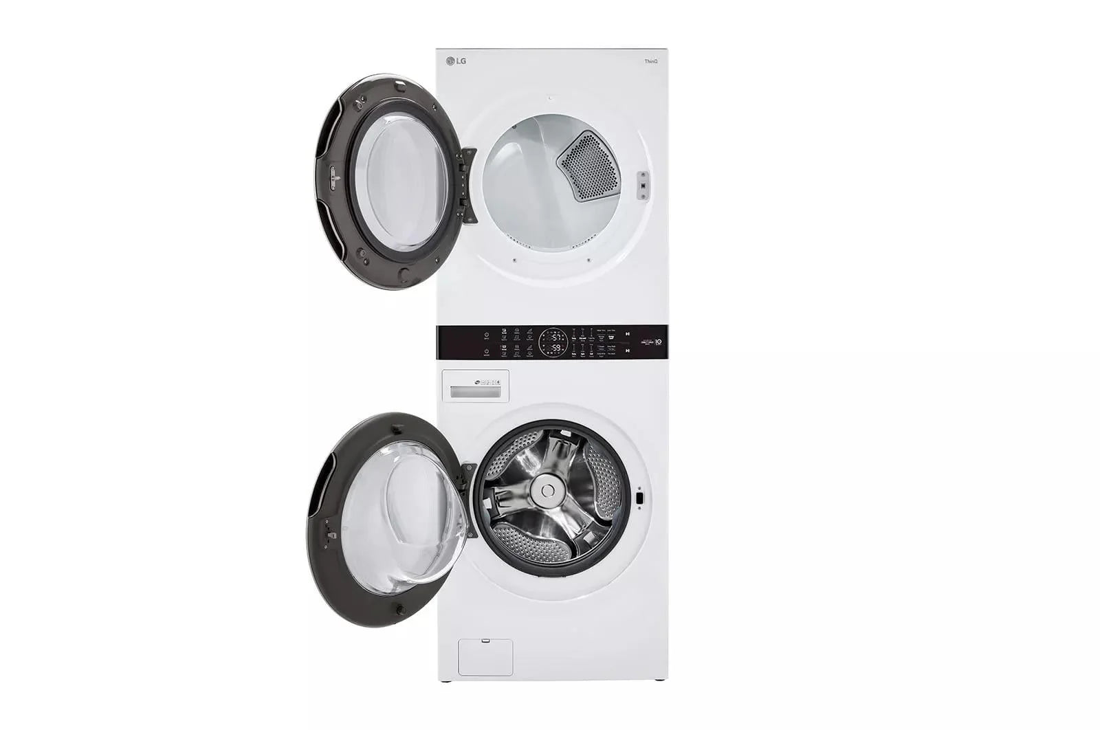 LG WKE100HWA Combination Washer Electric Dryer Gray Y3361