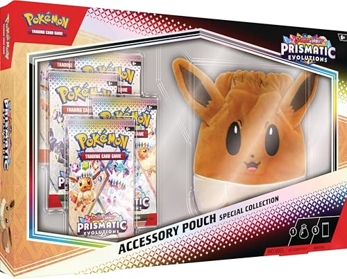 Pokemon TCG Scarlet & Violet Prismatic Evolutions Accessory Pouch Special Collection O5857