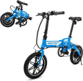 Swagtron Swagcycle EB5 Pro Plus Lightweight Aluminum Folding Electric Bike with Pedals