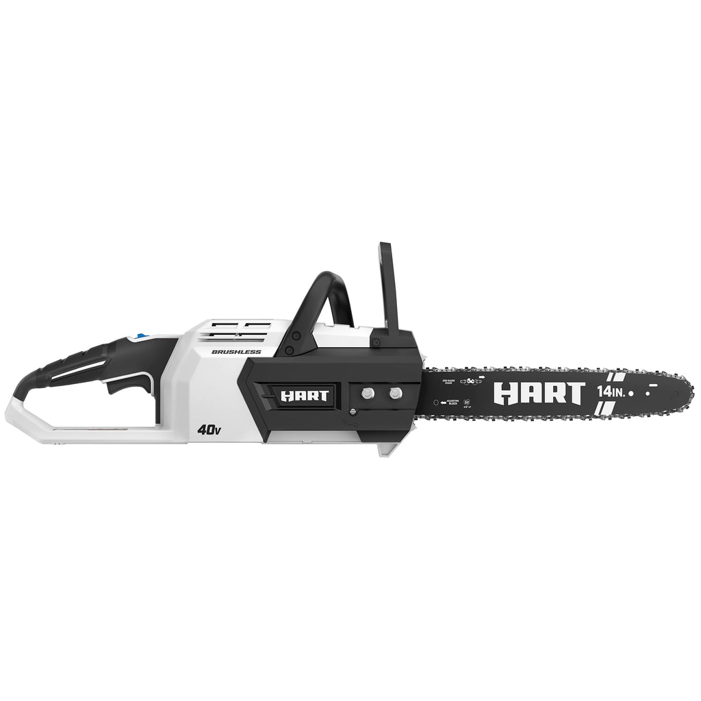 HART 40-Volt 14-inch Brushless Chainsaw Kit with 4.0Ah Battery S7085