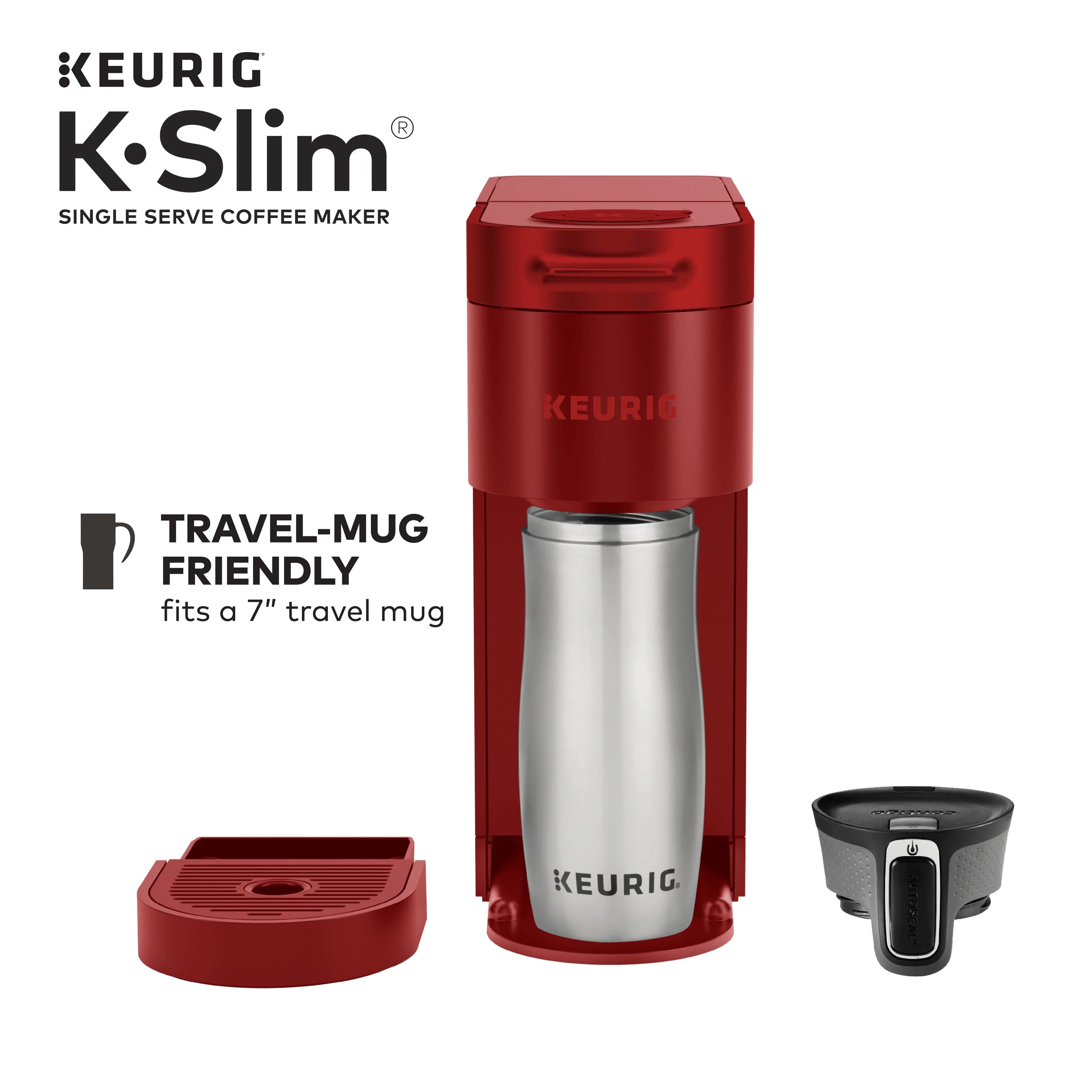 Keurig K-Slim Black Single-Serve K-Cup Pod Coffee Maker J75820
