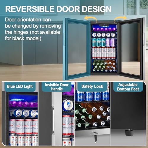 Electric Humidor Cabinet 35L with Digital LED Screen and Humidity Control C6096