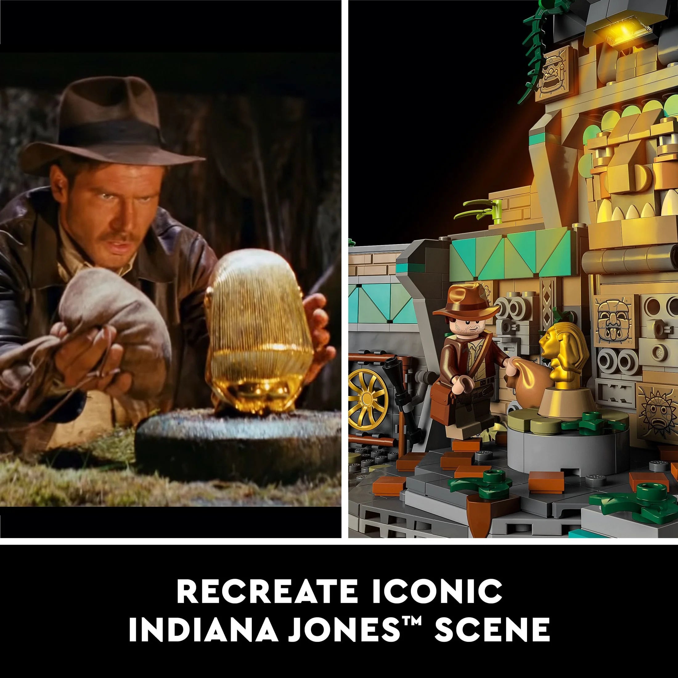 LEGO Indiana Jones Temple of the Golden Idol 77015 Building Set for Adults X75221