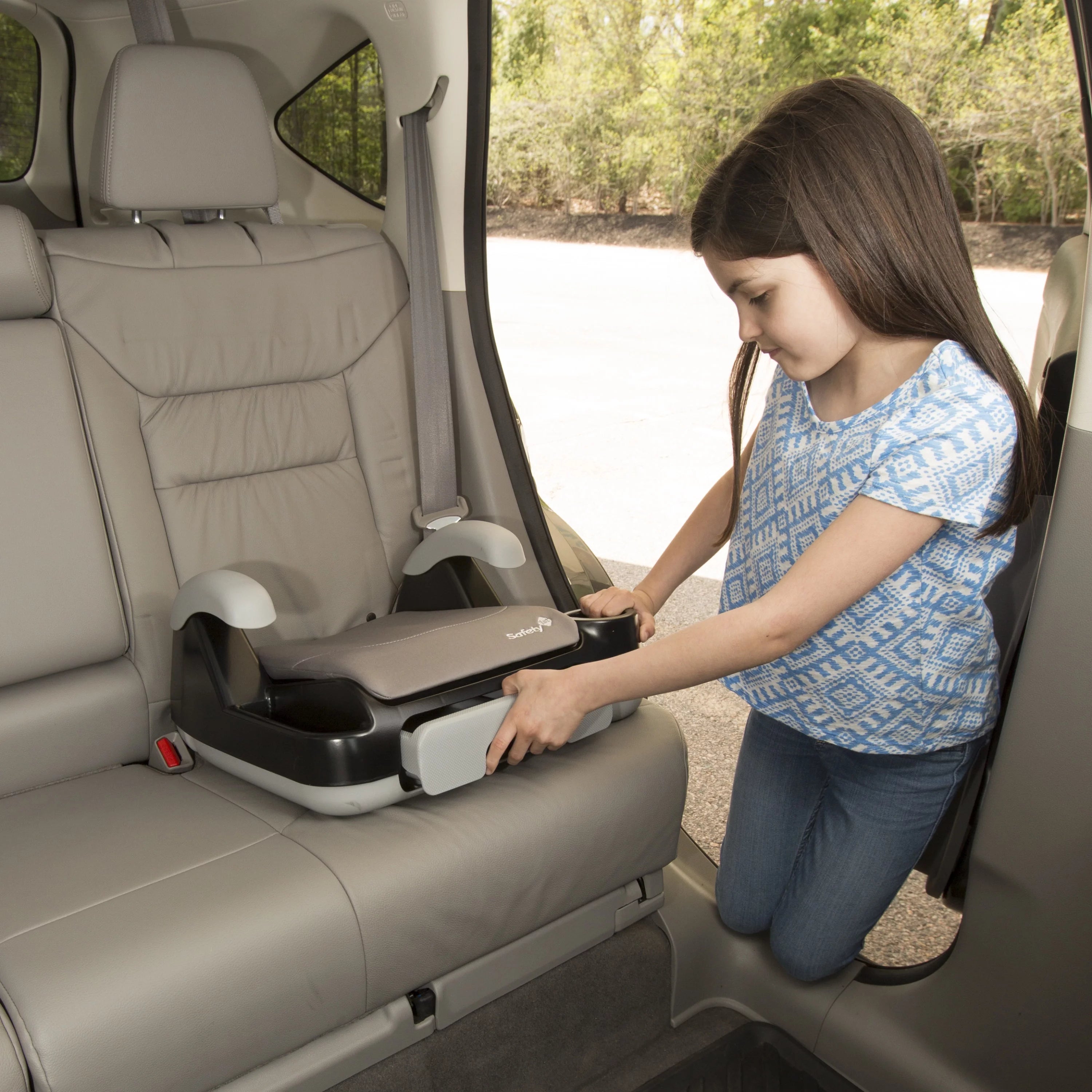 Safety 1st Store 'n Go Sport Booster Car Seat, Dusted Indigo M38193