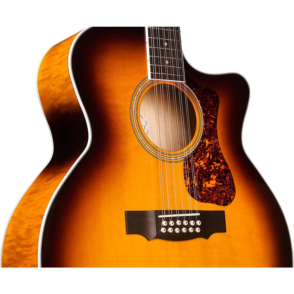 Guild F-2512CE Deluxe 12-String Acoustic-Electric Guitar, Antique Burst G5633
