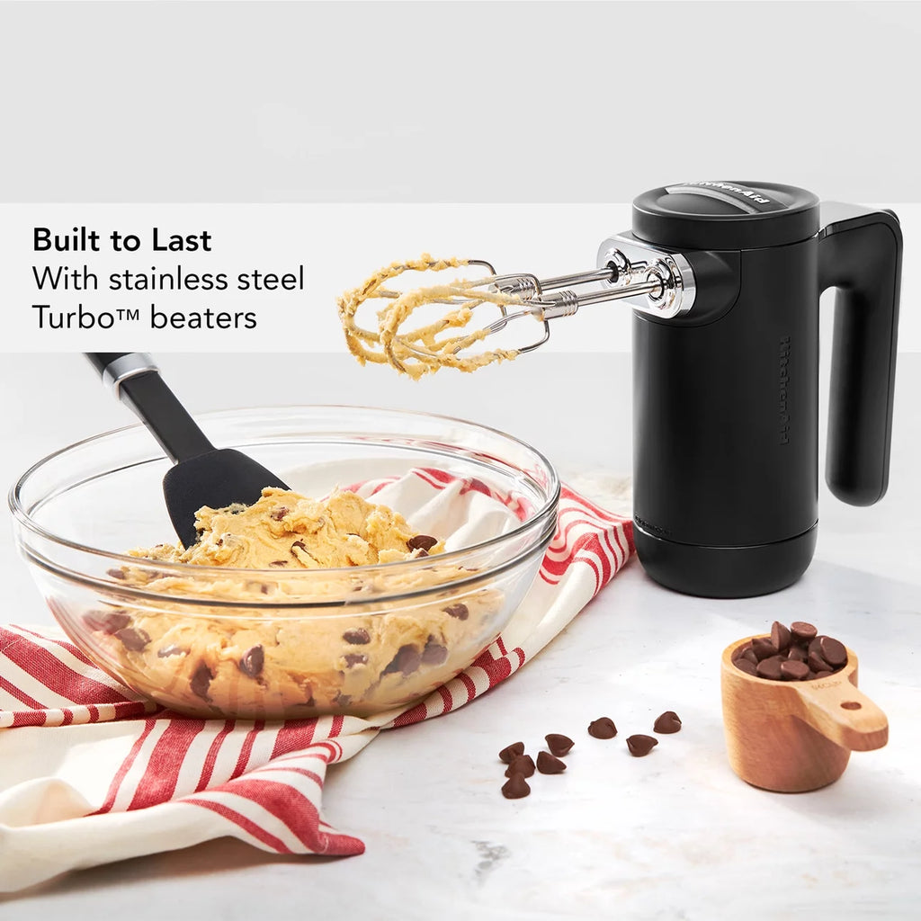 KitchenAid Cordless 7 Speed Hand Mixer, Black Matte N5847