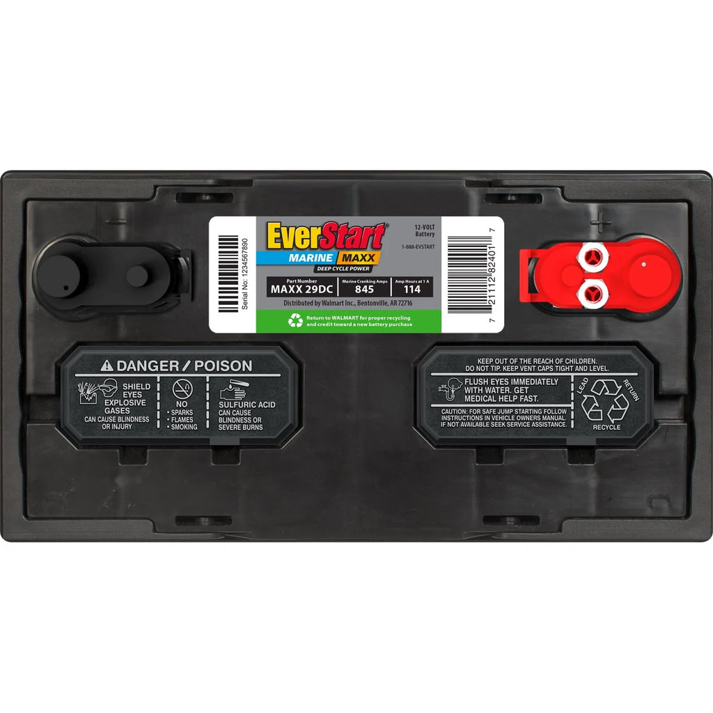 EverStart Maxx Marine Battery Group Size 29DC 12V 845 CCA X665458