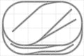 Layout #021 DCC Bachmann HO EZ Track (ns) Nickel Silver - 4& x 6& New - Train Set - Megean