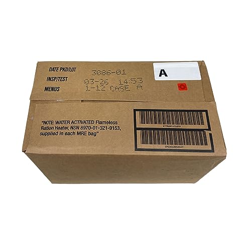 Ammo Can Man MRE Case - Genuine Military Surplus, 2026 Inspection Date B75073