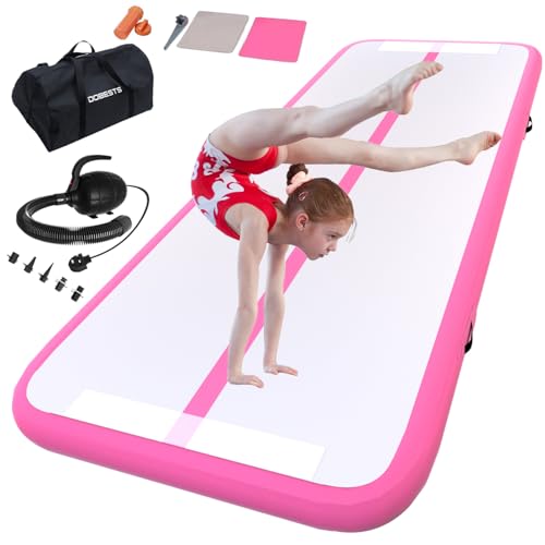 DOBESTS Inflatable Gymnastics Tumbling Mat with Pump G20525