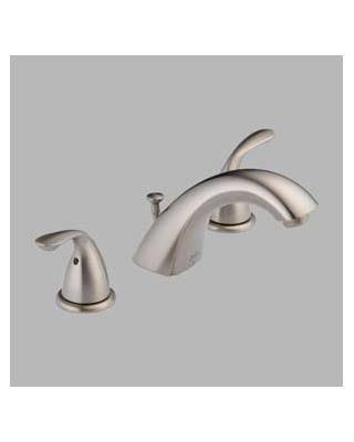 Delta 3530LF-SSMPU Classic Stainless Two Handle Widespread Faucet N4912