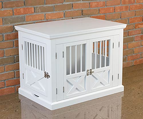 zoovilla Merry Products Triple Door Medium Dog Crate White W840633