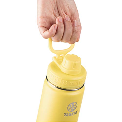 Takeya Actives Water Bottle with Spout Lid, 18 oz, Midnight Blue W579