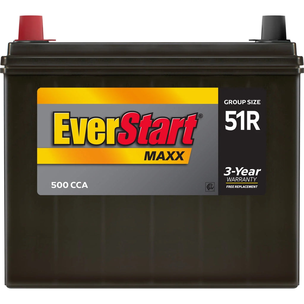 EverStart Maxx Lead Acid Automotive Battery Group Size 51R 12V 500 CCA L9829
