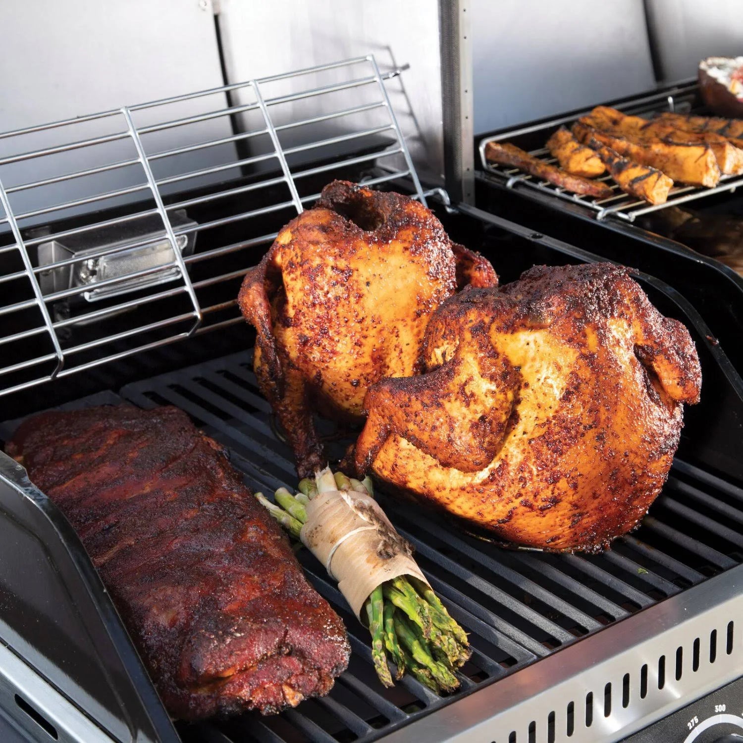 Cuisinart Twin Oaks Dual Function Pellet and Gas Grill, 900 sq in H253