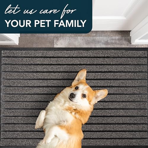 ubdyo Extra Durable Door Mat Non-Slip Outdoor Entrance 30" x 17" Bright Brown W5648