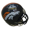 Denver Autographs 11187 John Elway Autographed Denver Broncos Mini Helmet
