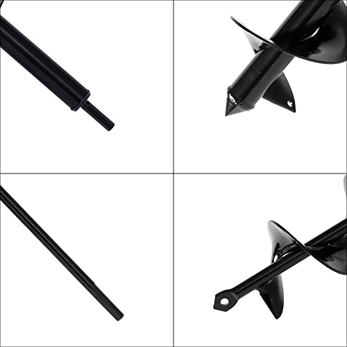 VASGOR Set of 5 Auger Drill Bits for Planting, 1.6 to 3.5 Inches H242532