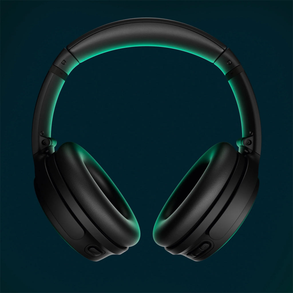 Bose QuietComfort Headphones Wireless Noise Cancelling Over-Ear, Black A2825