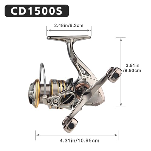 HAUT TON Big Game Surf Spinning Fishing Reel, 20KG Drag, Saltwater Q695155