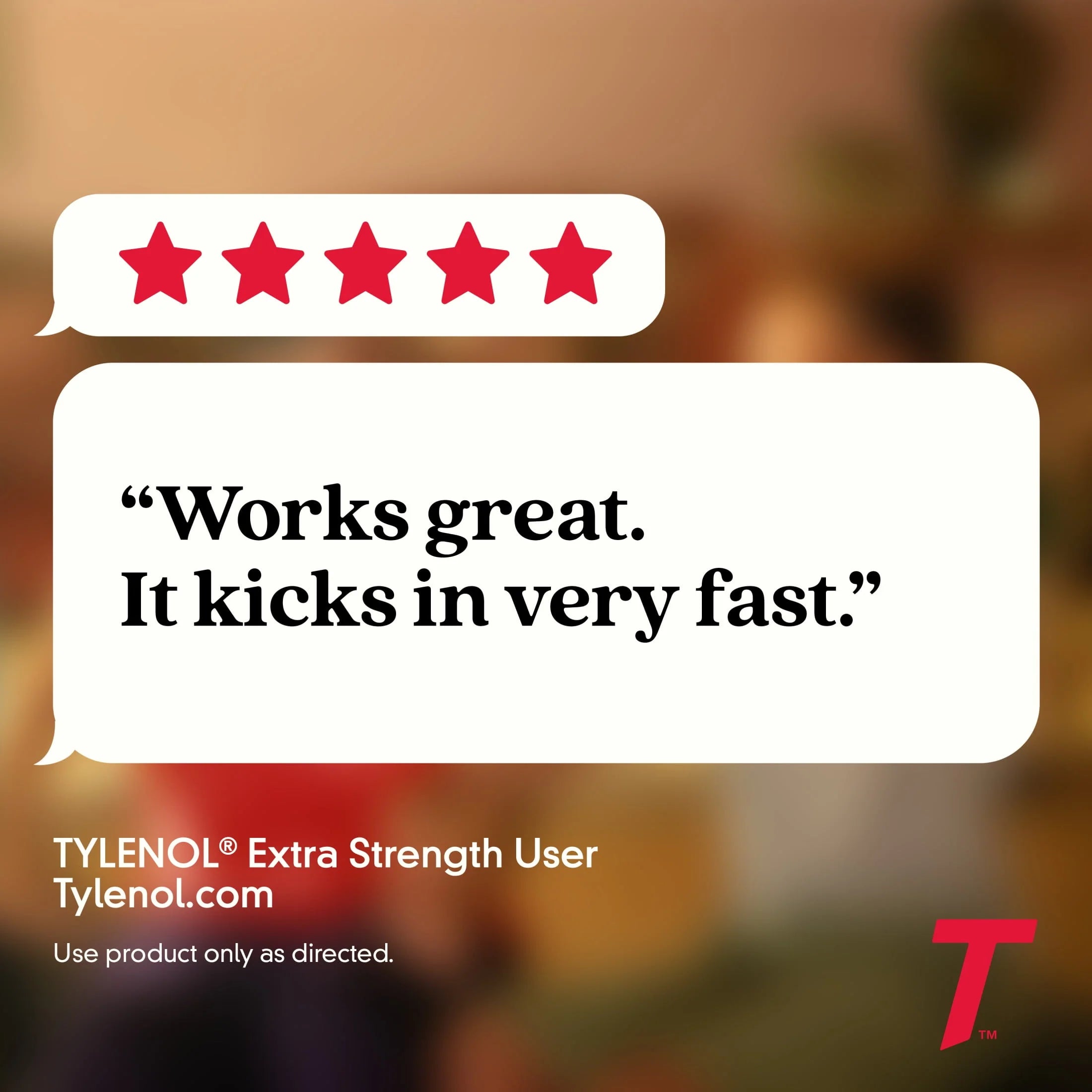 Tylenol Extra Strength Caplets, 500 mg Acetaminophen, 100 Ct T12507